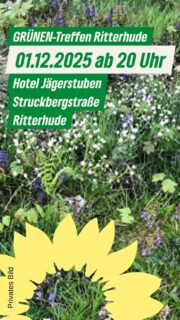Politik in Ritterhude, was steht an? Wo geht es hin?
Infos und Diskussionen für euch und mit euch. Dafür stehen wir. Nie war Engagement wichtiger.
#gruene #ritterhude #igel #natur #transformation #klimaschutz