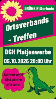 Alle sind eingeladen-wir freuen uns auf euch!
Ihr habt Ideen, Fragen, Anregungen?
Ihr wollt einfach mal reinschnuppern?
Dann kommt vorbei. Gute Politik entsteht im Gespräch-und das fängt mit euch an.
DGH Platjenwerbe, 5.10. ab 20 Uhr
#gruene #ritterhude #platjenwerbe